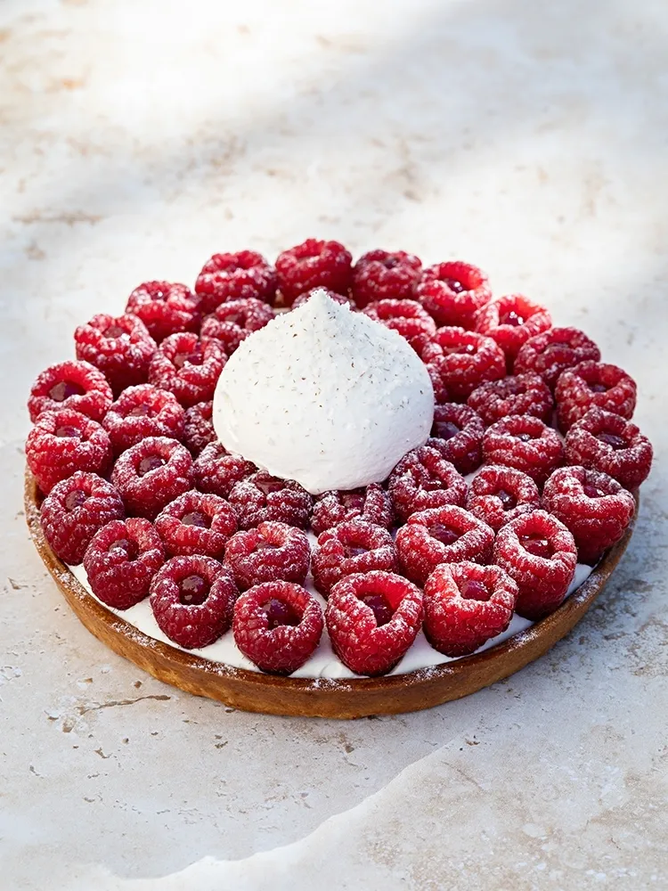 Tarte aux framboises façon Cyril Lignac — recette adaptée pour Thermomix